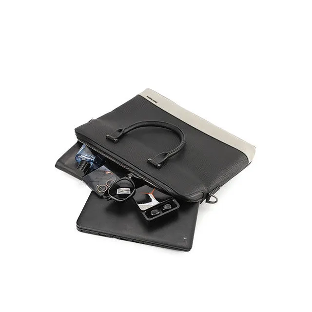 Preston Document Bag In Black
