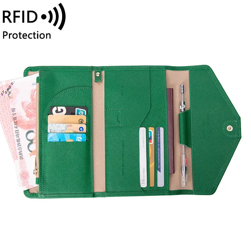 Printing Leather Goods Document Passport Jacket Card Holder