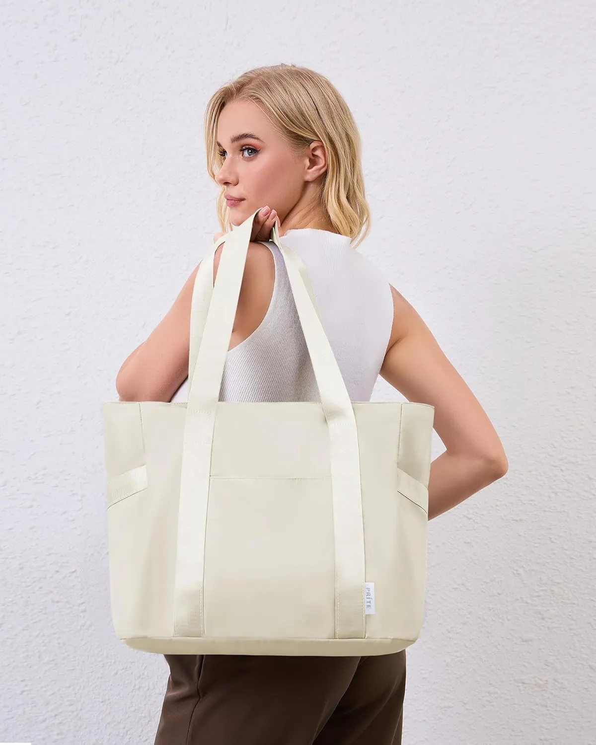 Prite Tote Bag for Women Weekender Bag with Laptop Compartment for Work Nurse Travel Gym