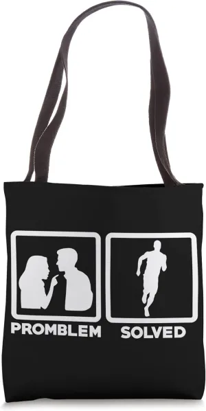 Problem Solved Running Jogging Endurance Training Athlete Tote Bag