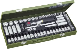 Proxxon Industrial Socket Set Metric 3/8 (10 mm) 65TEILIG 23112