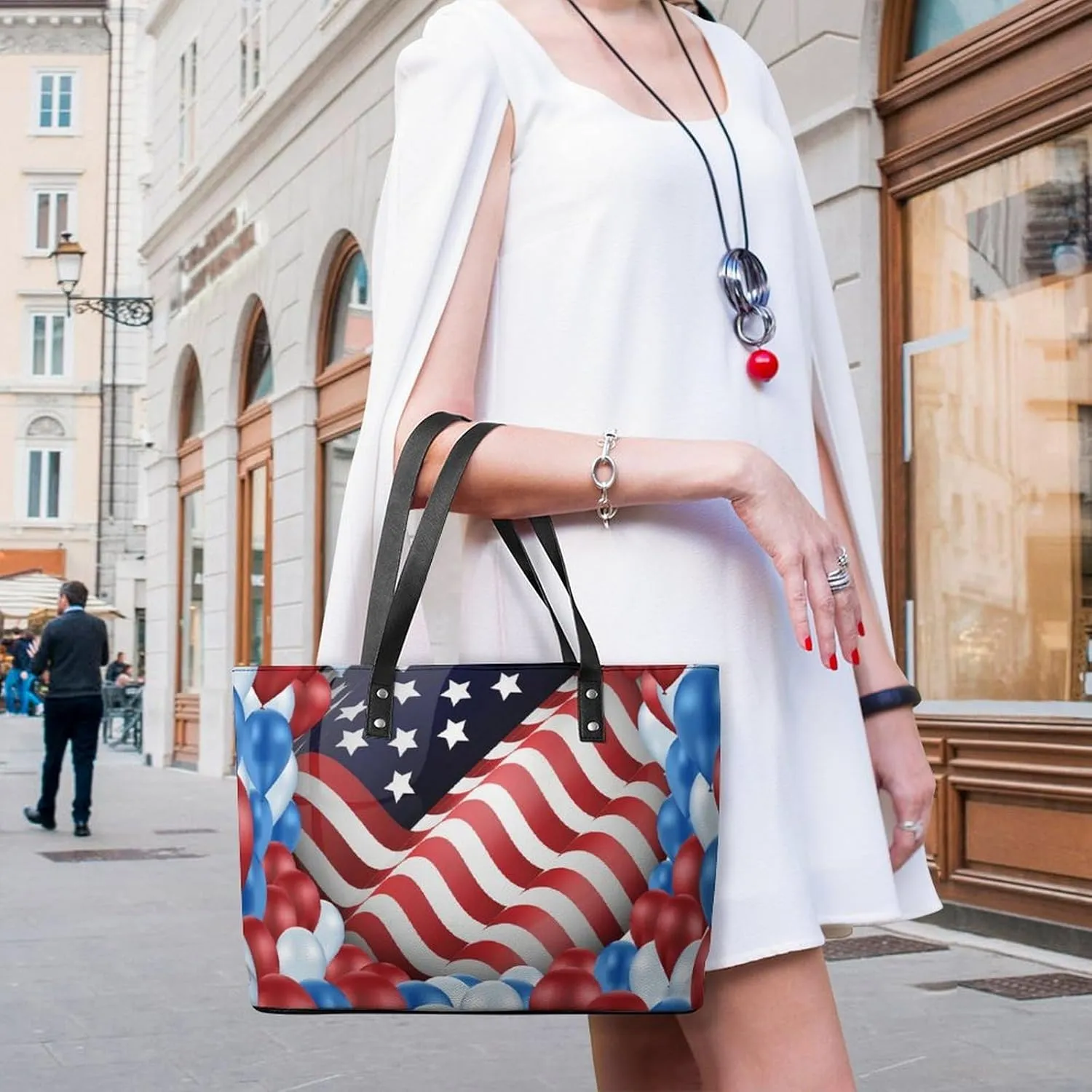 PU Leather Shoulder Bag for Women Beach Tote Bag Aesthetic Tote Bag Hippie Bag Clutch Bag