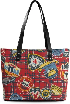 PU Leather Shoulder Bag for Women Beach Tote Bag Aesthetic Tote Bag Hippie Bag Clutch Bag