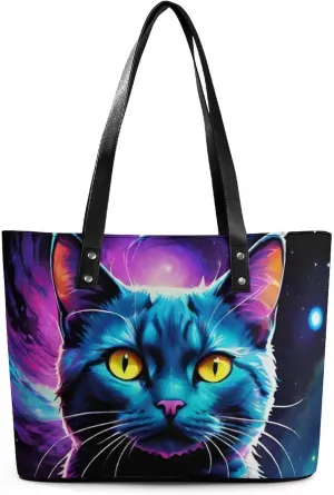 PU Leather Shoulder Bag for Women Casual Tote Handbag Large Shoulder Bag Work Fashion Women Purse Shopping Bag