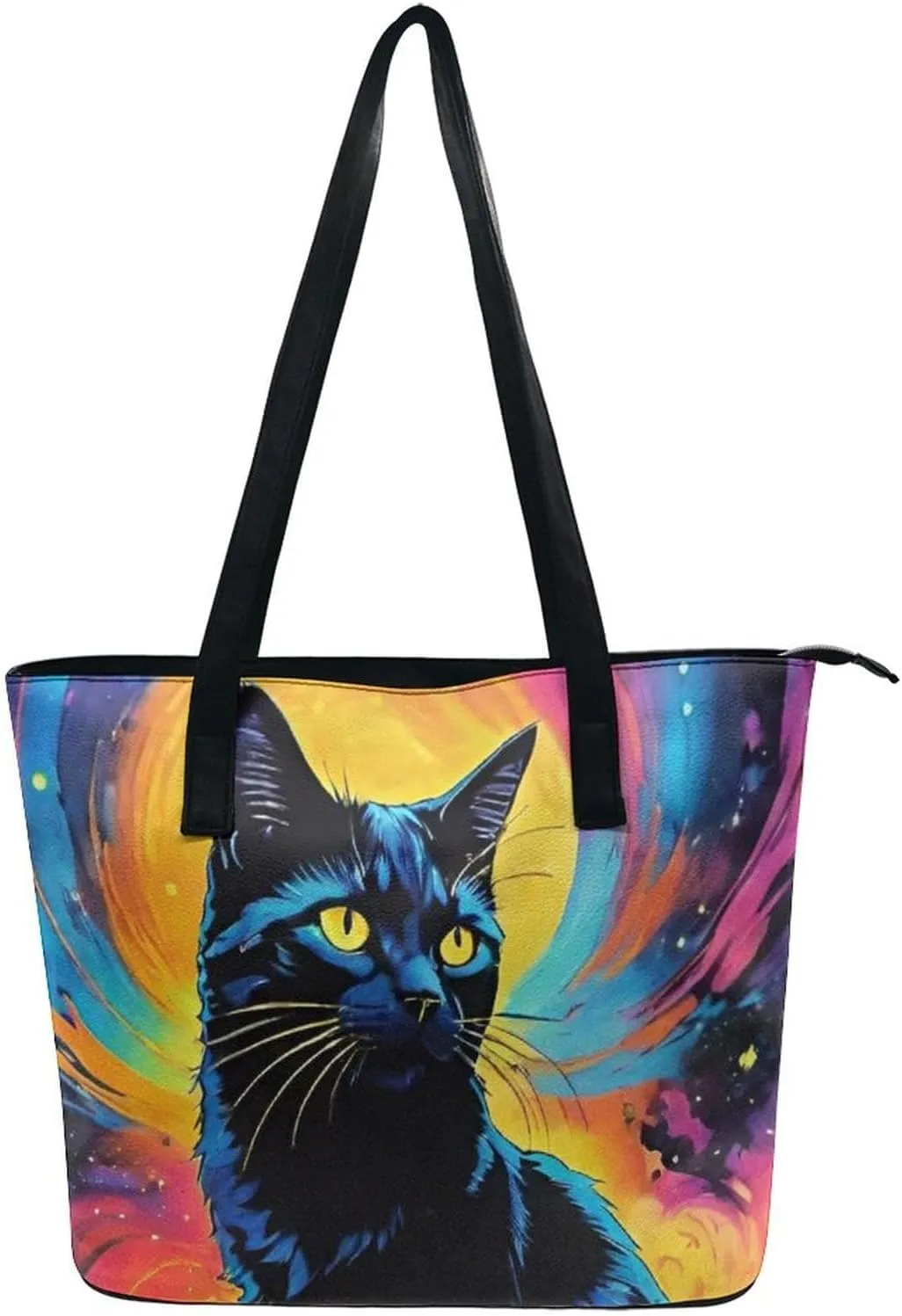 PU Leather Shoulder Bag for Women Casual Tote Handbag Large Shoulder Bag Work Fashion Women Purse Shopping Bag