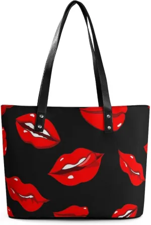 PU Leather Shoulder Bag for Women Casual Tote Handbag Large Shoulder Bag Work Fashion Women Purse Shopping Bag