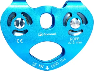 Pulley Climbing Pulley Trolley Professional Mountaineering Equipment Caving Tool Climbing Pulley for Outdoor Rock Climbing Use, 10.6x7.9cm