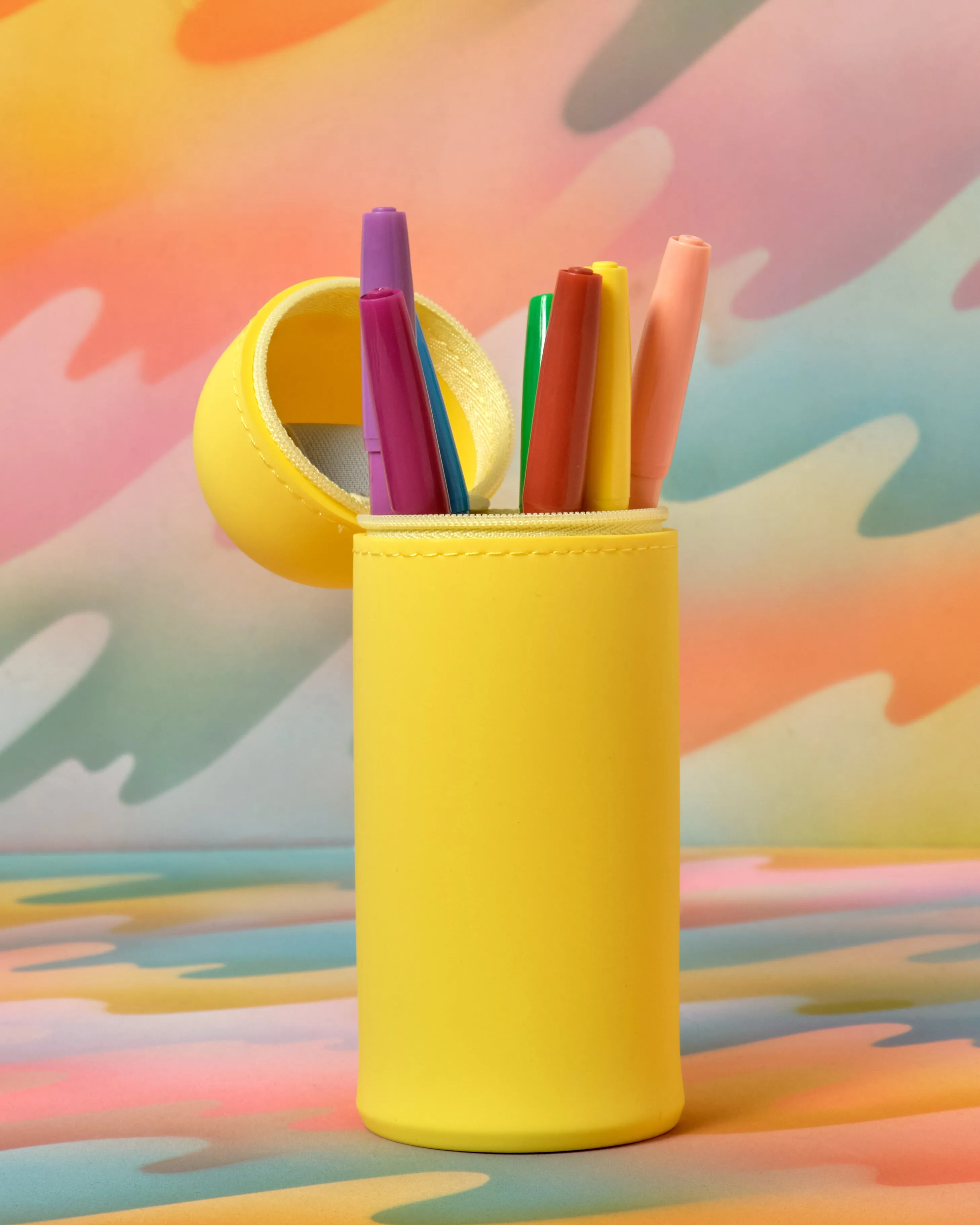 Punilabo Stand Up Pen Case - Yellow Chick