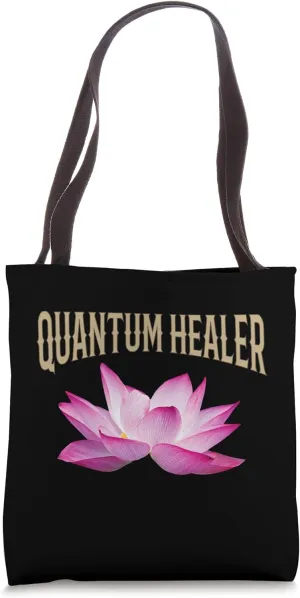 Quantum Healing Beginner / Classic Lotus Quantum Healer Idea Tote Bag