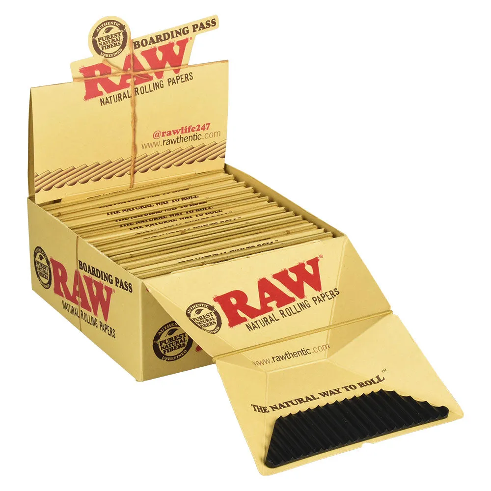RAW Boarding Pass Grinder & Rolling Tray | 15pc Display
