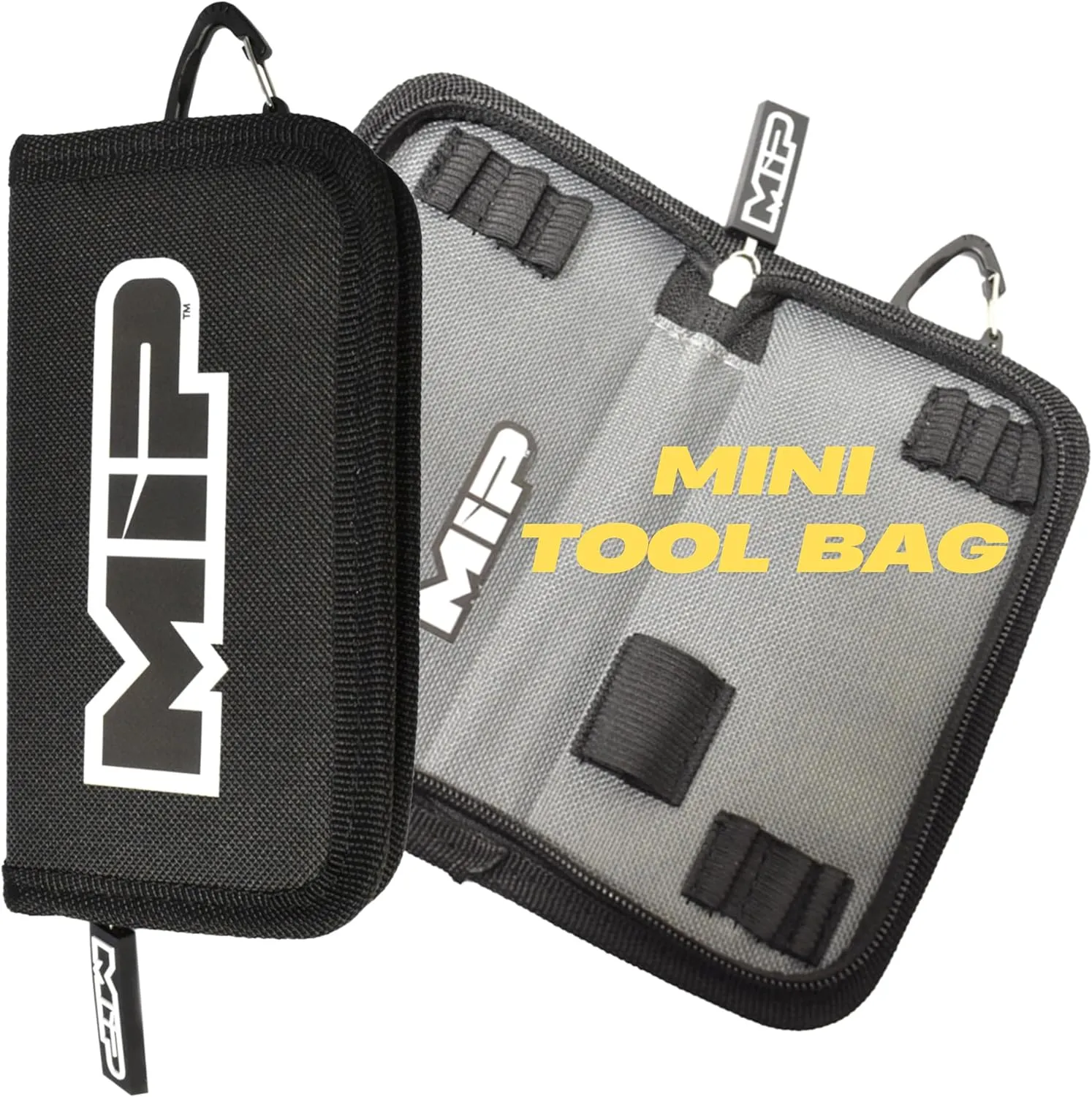 RC Mini Tool Bag 13 Pocket Holds 1/4 Hex & Nut Driver Bits, Precision Tools for RC Car Repair, Quadcopter, Helicopter, and FPV Racing Drone Models, Model 5211
