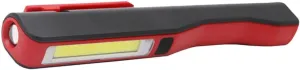 Rechargeable Cob Pen Light with Magnetic Clip Multi Functional LED Work Torch for Emergency Inspection and Repair Compact Design for Camping Biking and Roadside Assistance