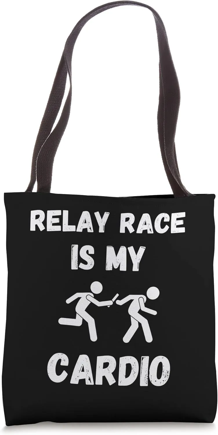 Relay Race Is My Cardio Retro Relay Race Lover Tote Bag
