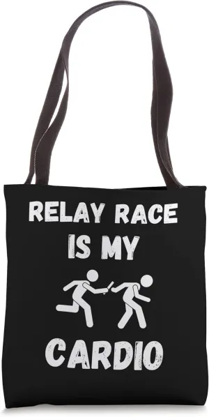 Relay Race Is My Cardio Retro Relay Race Lover Tote Bag