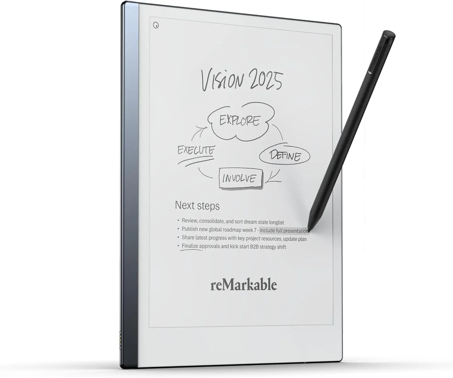 reMarkable 2 Paper Tablet, Pen with Eraser Included, 10.3” Digital Paper Display, USB-A to USB-C Cable, Wi-Fi, Codex (Renewed)