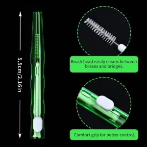 Retractable Eyelash Brush – Portable Mini Lower Lash Brush,180pieces,Extendable Precision Wand, 5Sizes, Smudge-Proof, Travel-Friendly Makeup Tool