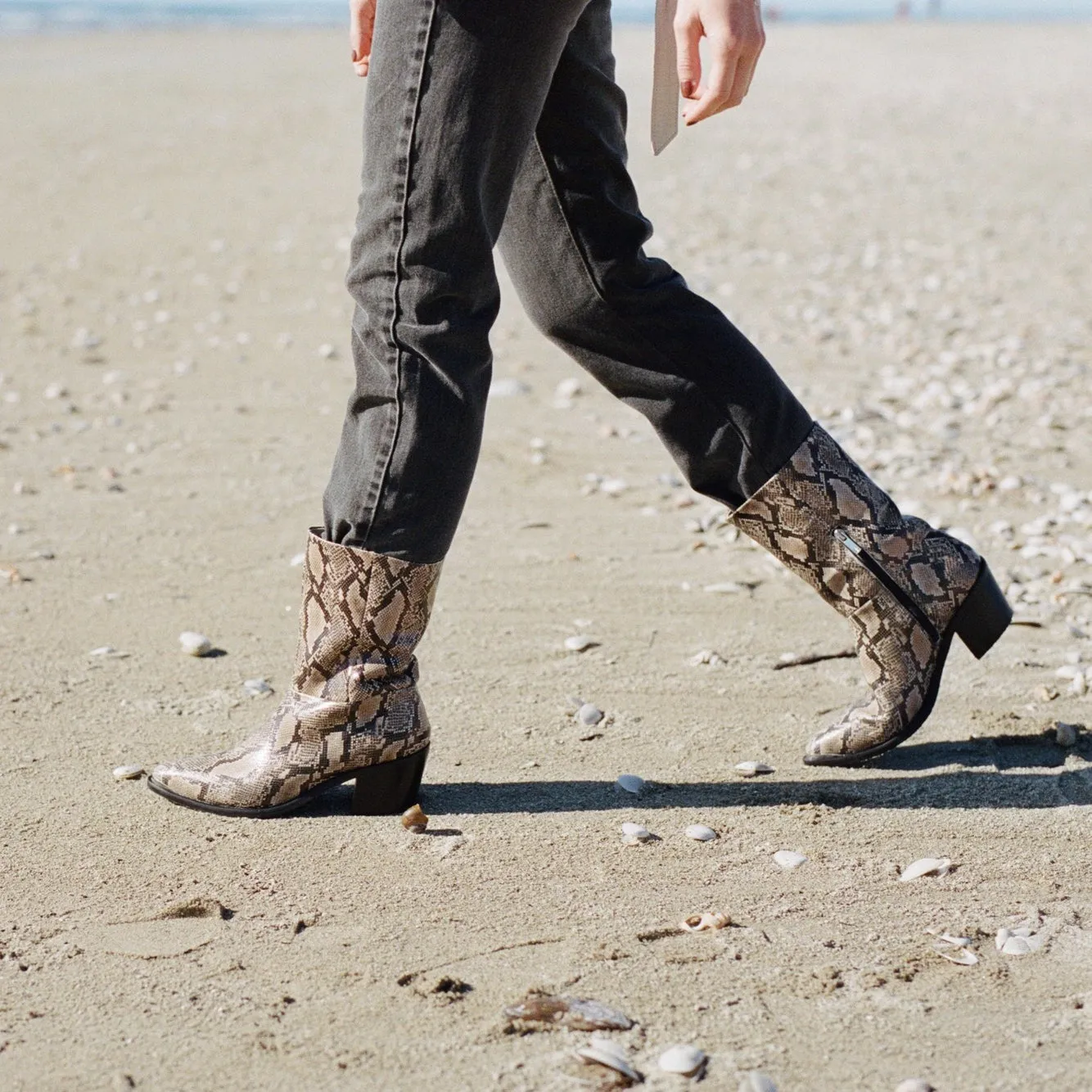 Retreat Boot - Natural Snake