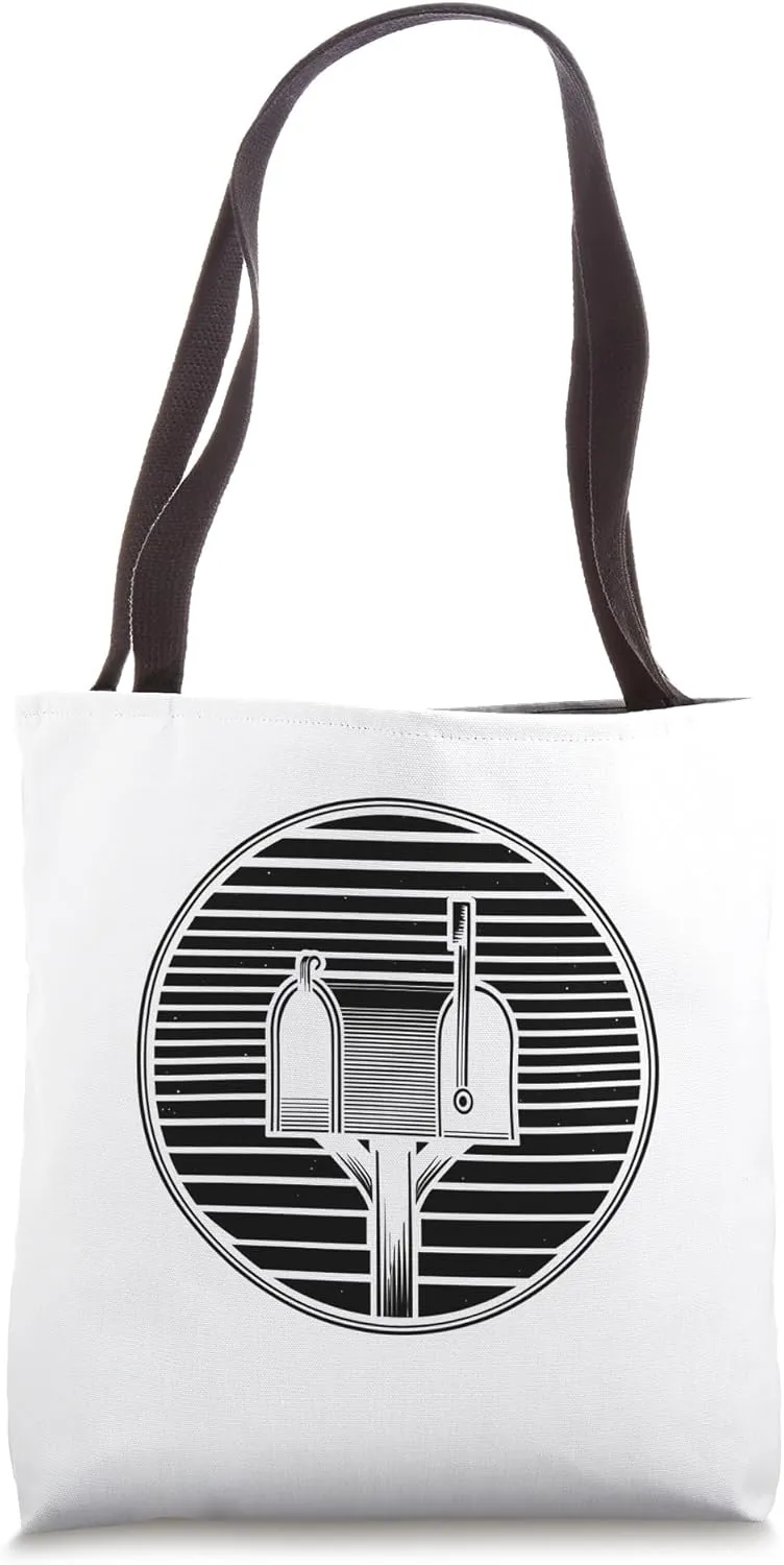 Retro Postal Worker Mailman Mail Carrier Post Office Tote Bag