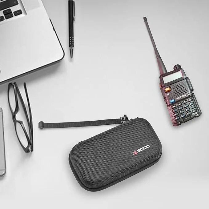 RLSOCO Hard Case for BAOFENG BF-F8HP/UV-5R/BF-888S/UV-82 Dual Band Handheld Two-Way Radio (Case Only)