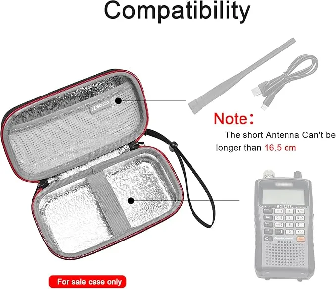 RLSOCO Travel Case for Uniden Bearcat BC125AT Handheld Scanner (Case Only)