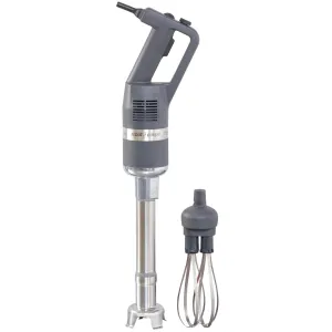 Robot Coupe CMP250COMBI Hand Held Compact Power Mixer Immersion Blender with 10" Arm/Shaft and 8" Whisk, 120v, Grey