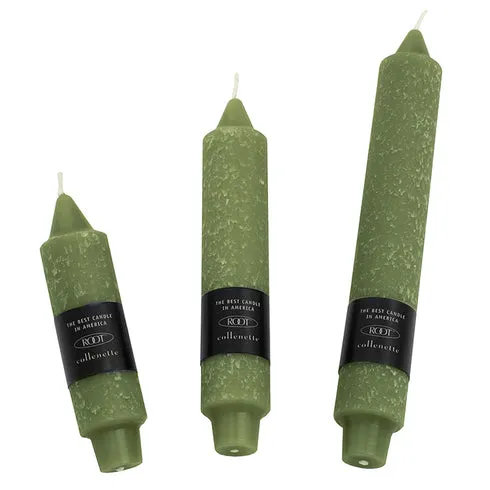 Root 7" Collenette Unscented Beeswax Blend Dinner Candles  (Box of 4)