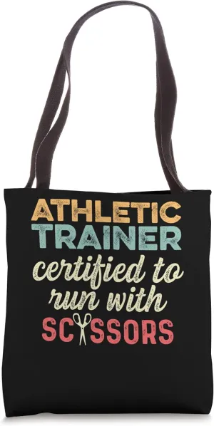 Run with Scissors Sport Coach Tote Bag