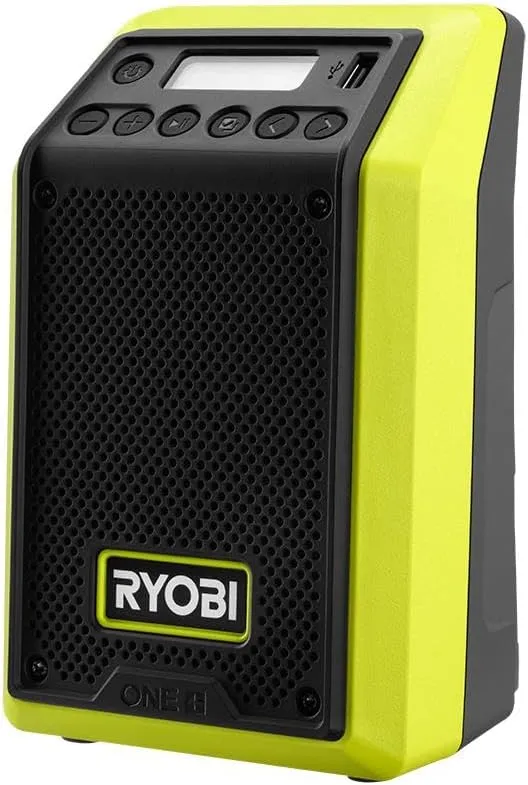 RYOBI 18V ONE  Compact Bluetooth Radio 4X Sound Clarity