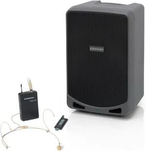 Samson Expedition XP106wDE Rechargeable Portable PA with Headset Wireless System and Bluetooth
