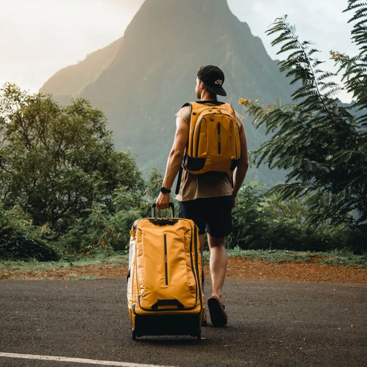 Samsonite Ecodiver Wheeled Duffle - 55cm - Yellow