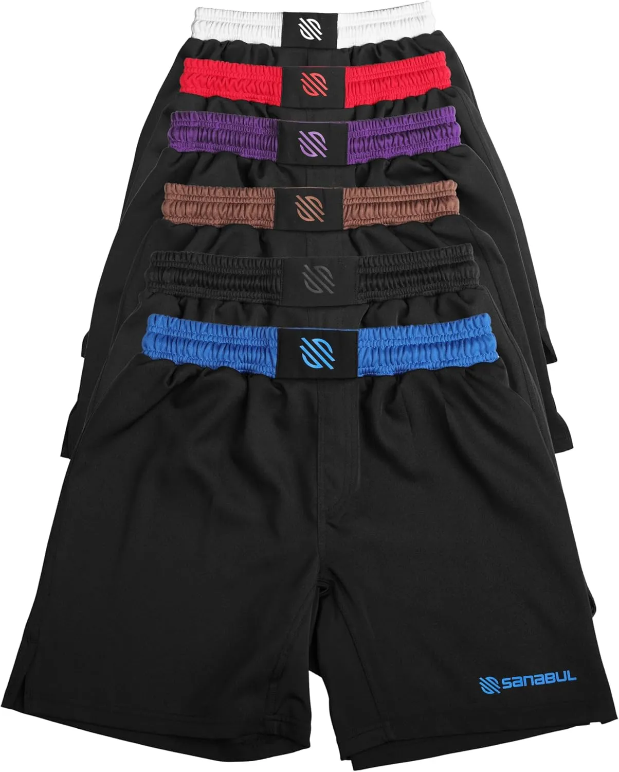 Sanabul Essential MMA Shorts for Men Boxing No Gi Jiu Jitsu Grappling BJJ Shorts