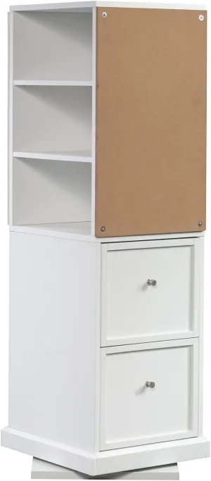 Sauder Craft Pro Series Craft Tower/ Pantry cabinets, White finish