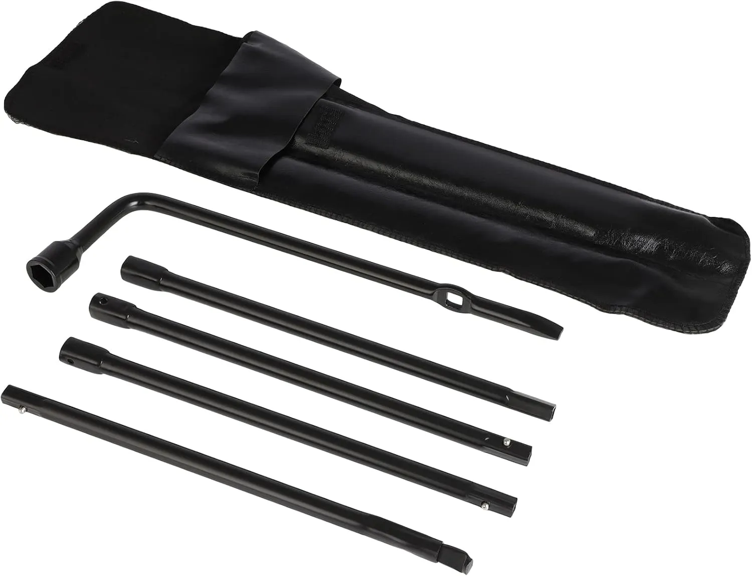 SCITOO Spare Tire Tool Compatible for 1998-2011 for Ford Ranger with 1 Lug Wrench Tool 3 Extension Segments 1 Jack Tip Extension with Bag