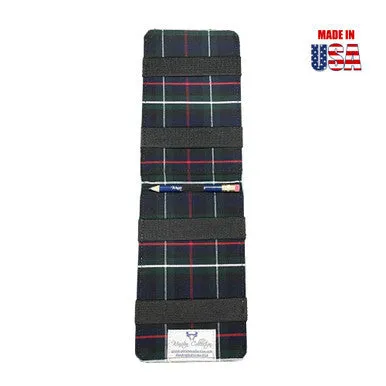 Scorecard Holder & Yardage Book, Outline of Texas with the flag embroidered inside it
