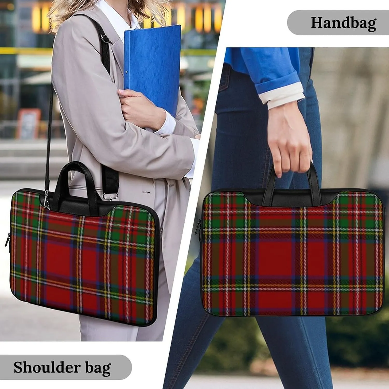 Scottish Clan Home Hume Handheld Single Shoulder Crossbody Laptop Bag Unisex