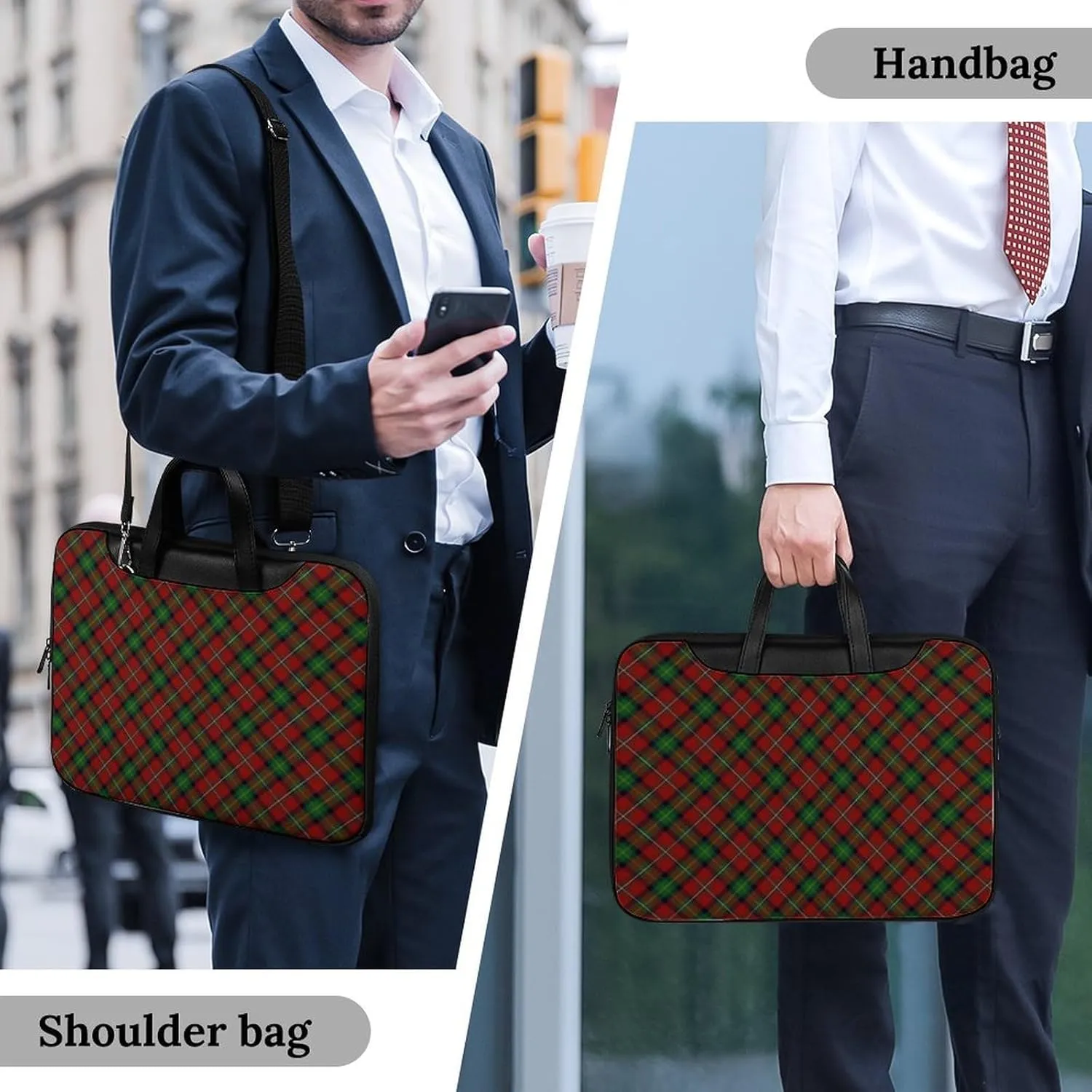 Scottish Clan Home Hume Handheld Single Shoulder Crossbody Laptop Bag Unisex