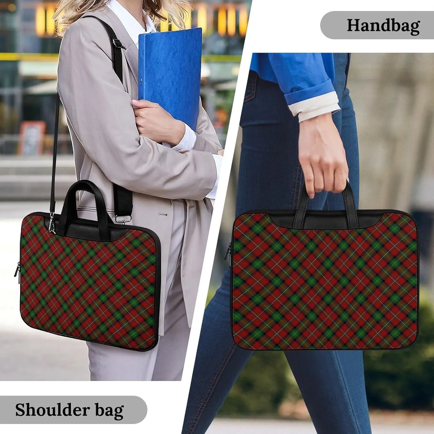 Scottish Clan Home Hume Handheld Single Shoulder Crossbody Laptop Bag Unisex