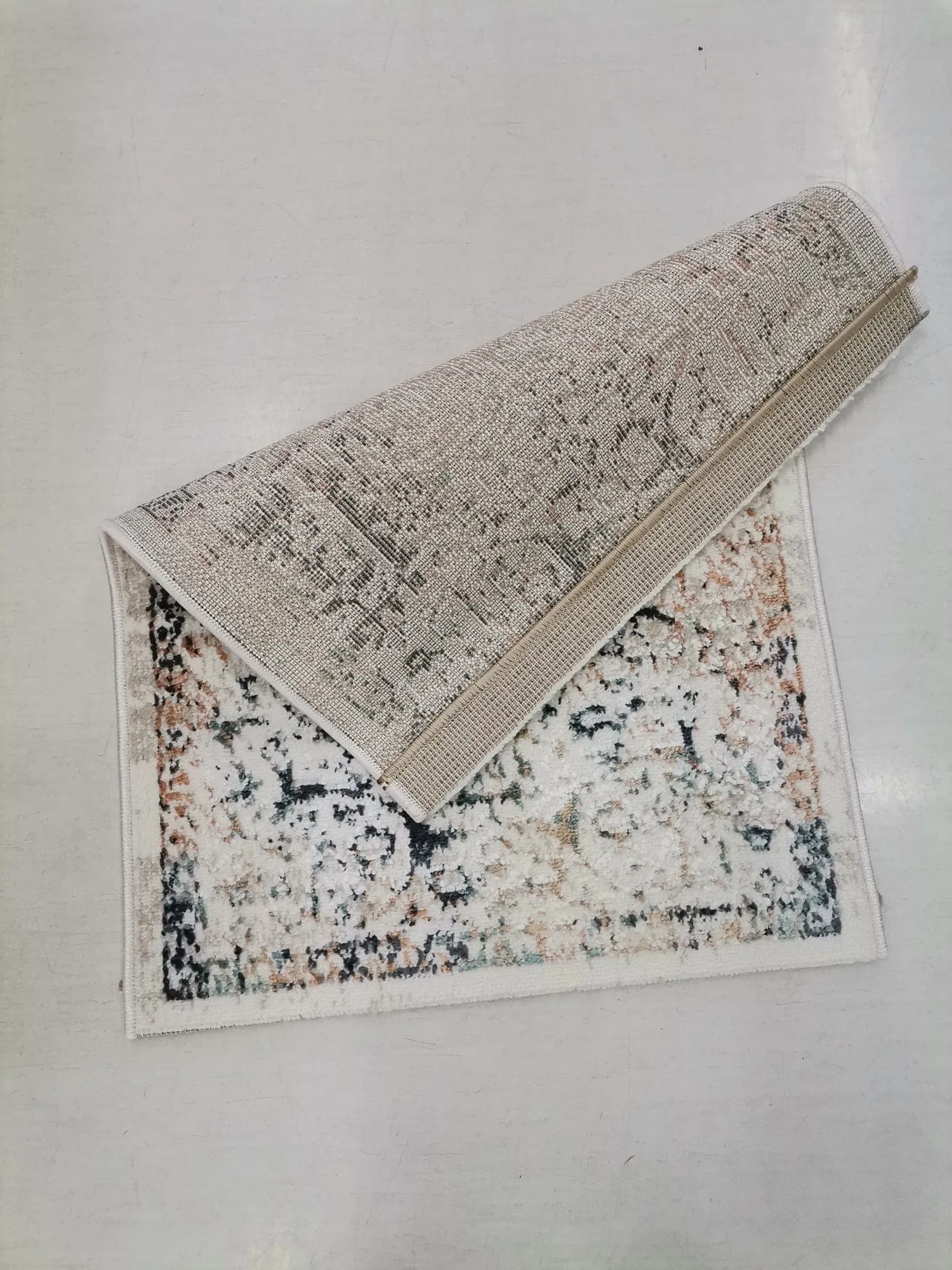Sensation Rugs Light Cream/Blue A3483A