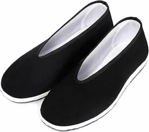 Shoes8teen Men's Martial Art Kung Fu Tai Chi Rubber Sole Canvas Shoes