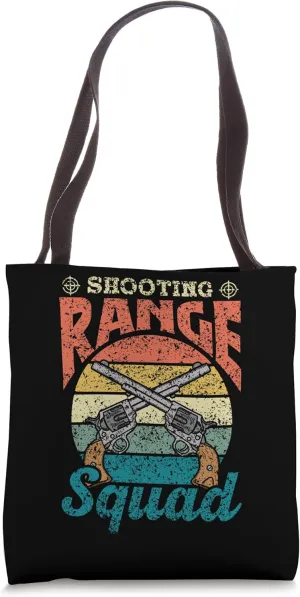 Shooting Range Squad Practice Target Firing Shooting Tote Bag