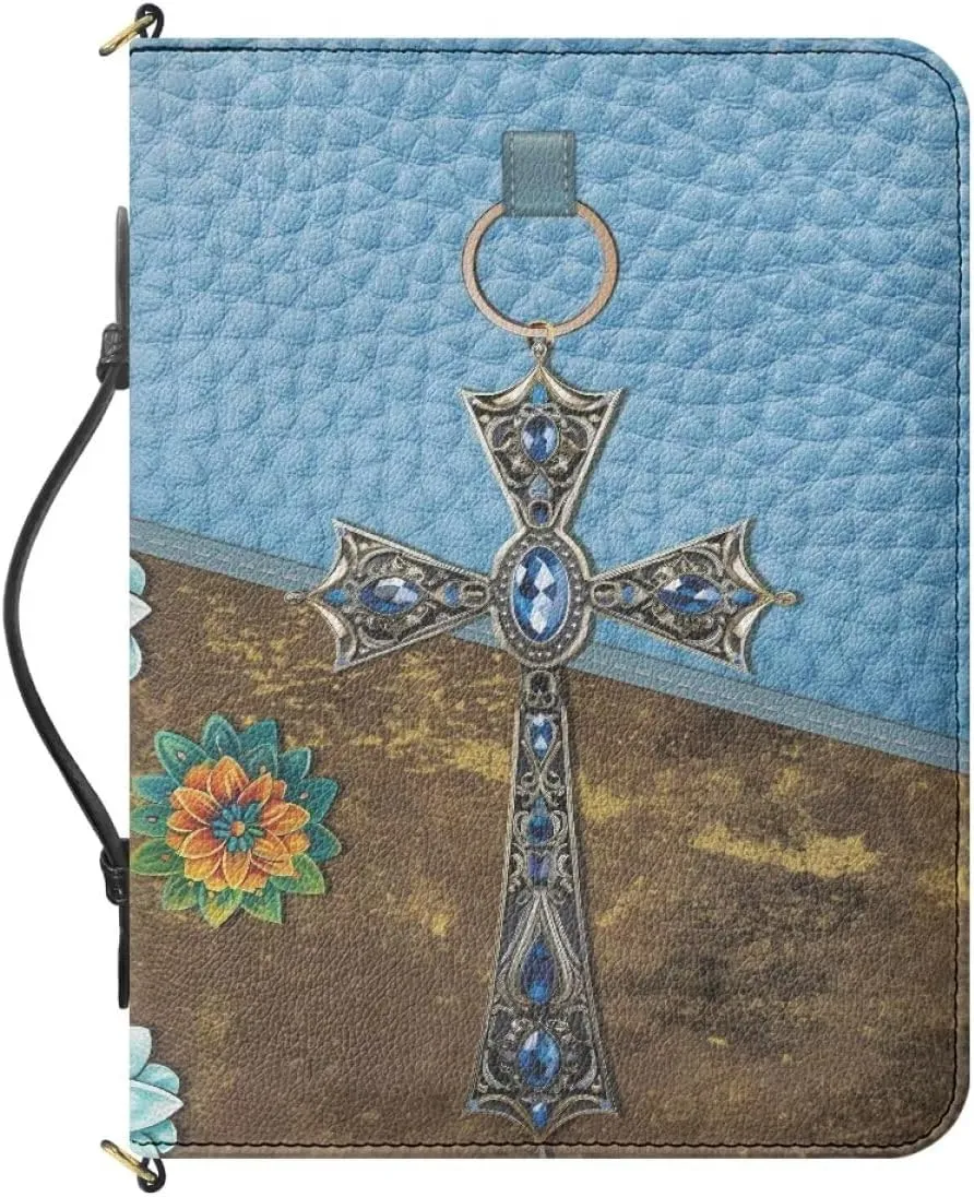 Shoulder Strap Bag Bible Carrying Case for Church Services Bible Cover with Adjustable Strap
