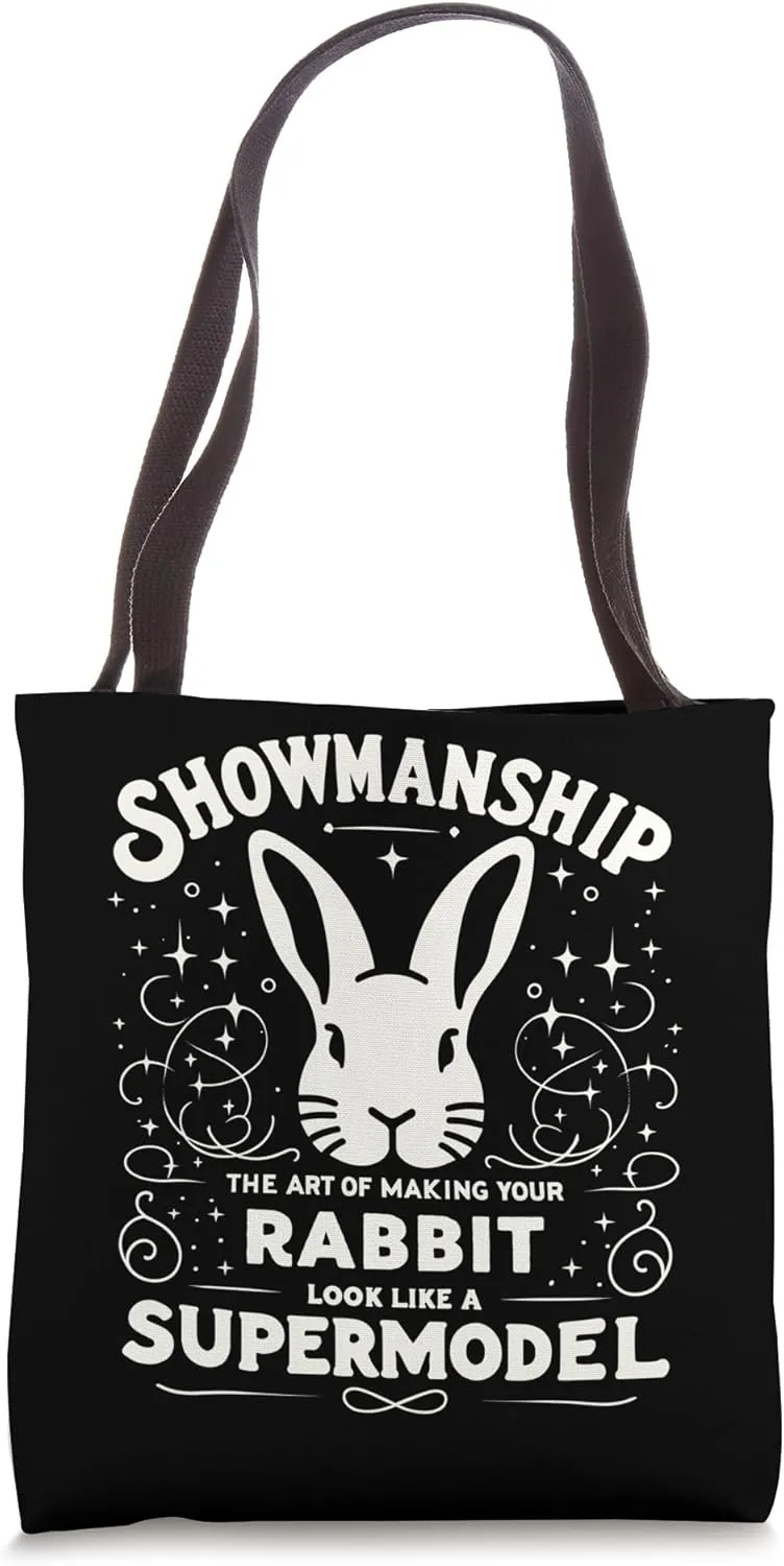 Showmanship County Showing Fair Animal Rabbit Livestock Show Tote Bag