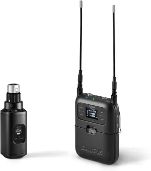 Shure SLXD35 Portable Digital Wireless Plug-On System with SLXD3 Plug-On Transmitter and SLXD5 Single-Channel Portable Receiver | J52 Band (SLXD35-J52)