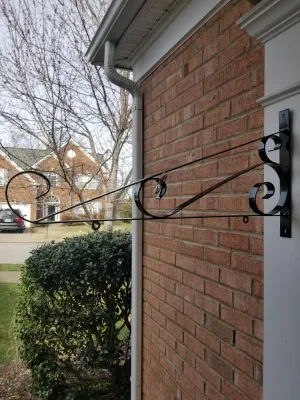 Sign Bracket - NO SIGN 36" Scroll Blade