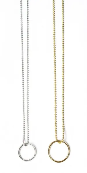 Silver Or Gold Eyering Chain