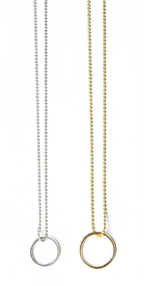 Silver Or Gold Eyering Chain