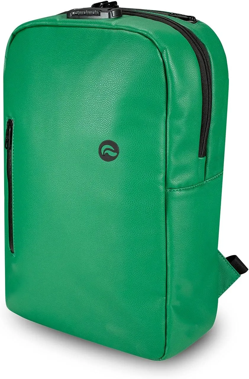 Skunk Elite Backpack - Smell Proof (Green Leather)