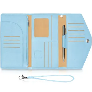 Slim Travel Wallet - Baby Blue