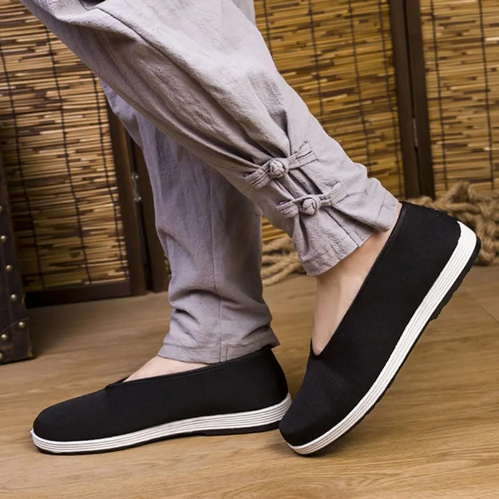 Slip-on Chinese Traditional Tai Chi Shoes, Kung Fu Old Beijing Shoes, Martial Arts Shoes, Canvas Shoes for Men and Women, Chinese Style
