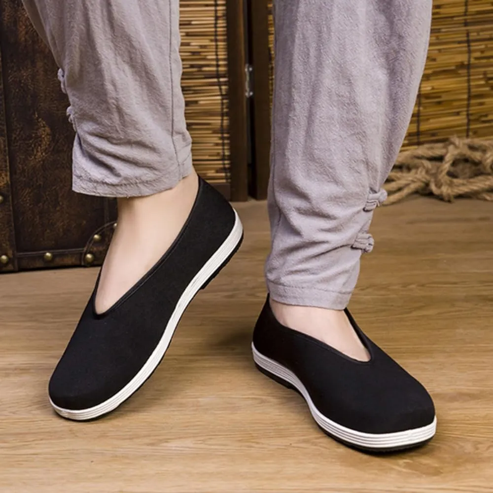 Slip-on Chinese Traditional Tai Chi Shoes, Kung Fu Old Beijing Shoes, Martial Arts Shoes, Canvas Shoes for Men and Women, Chinese Style